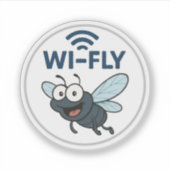 Grappig Wifi Sticker (Voorkant)