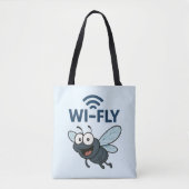 Grappig Wifi Tote Bag (Voorkant)