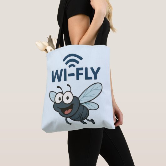 Grappig Wifi Tote Bag (Dichtbij)