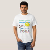 GRAPPIG! Wijn en Yoga - Weekend Forecast T-Shirt (Voorkant volledig)