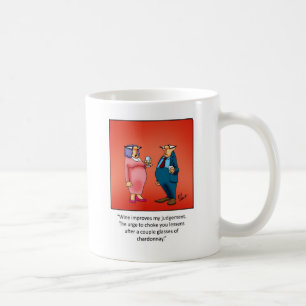 Grappig Wijn Gift! Koffiemok