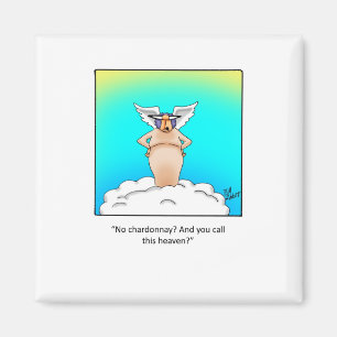 Grappig Wijn Gift! Magneet