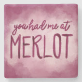 Grappig wijn onderzetter wijncadeau dat je me bij (Voorkant)