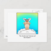 Grappig wijncadeau! briefkaart (Voorkant / Achterkant)