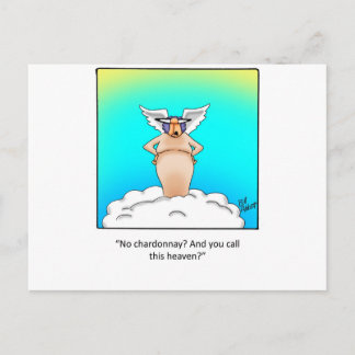 Grappig wijncadeau! briefkaart