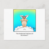 Grappig wijncadeau! briefkaart (Voorkant)