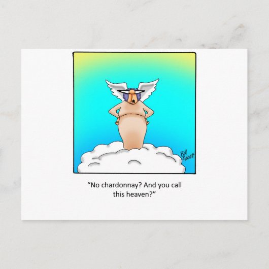 Grappig wijncadeau! briefkaart (Voorkant)