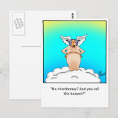 Grappig wijncadeau! briefkaart (Voorkant / Achterkant)