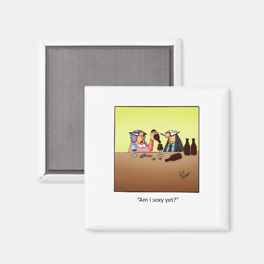 Grappig wijncadeau! magneet (Voorkant / Achterkant)