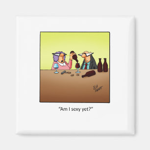 Grappig wijncadeau! magneet