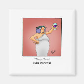 Grappig wijncadeau! magneet (Voorkant)