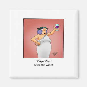 Grappig wijncadeau! magneet