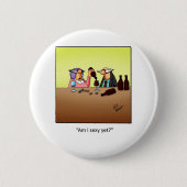 Grappig wijncadeau! ronde button 5,7 cm (Voorkant)