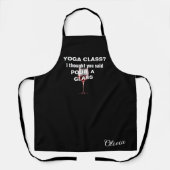 Grappig wijncitaat, wijnliefhebbers gepersonalisee schort (Voorkant)