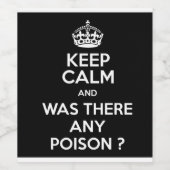 Grappig Wijnlabel over gif binnen... Wijn Etiket (Enkel label)