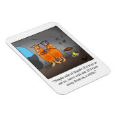 Grappig wijnmagneet Humor cadeau Magneet (Rechterzijde)