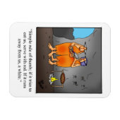 Grappig wijnmagneet Humor cadeau Magneet (Horizontaal)