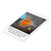 Grappig wijnmagneet Humor cadeau Magneet (Linkerzijde)