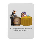 Grappig wijnmagneet Humor cadeau Magneet (Verticaal)