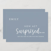 Grappig Wil je mijn bruidsmeisje zijn Uitnodigings Kaart (Voorkant / Achterkant)