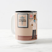 Grappig wil niet werken Koffie Mok (Voorkant links)