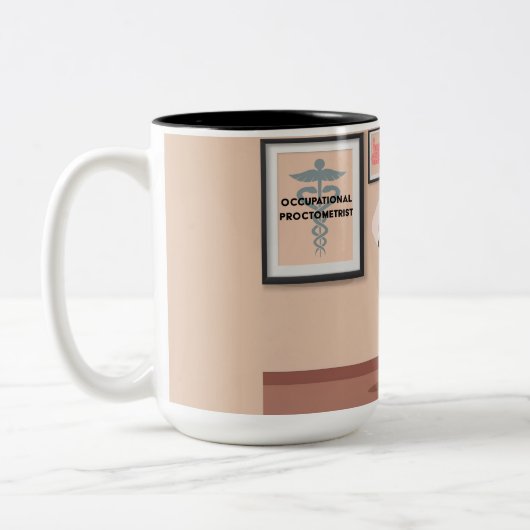 Grappig wil niet werken Koffie Mok (Links)