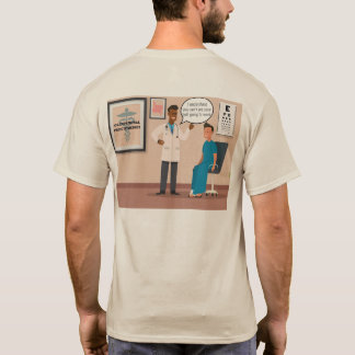 Grappig wil niet werken pensioen t-shirt