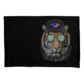 Grappig wild gekleed als Funny Bengal Tiger Kussensloop (Voorkant)