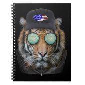 Grappig wild gekleed als Funny Bengal Tiger Notitieboek (Voorkant)