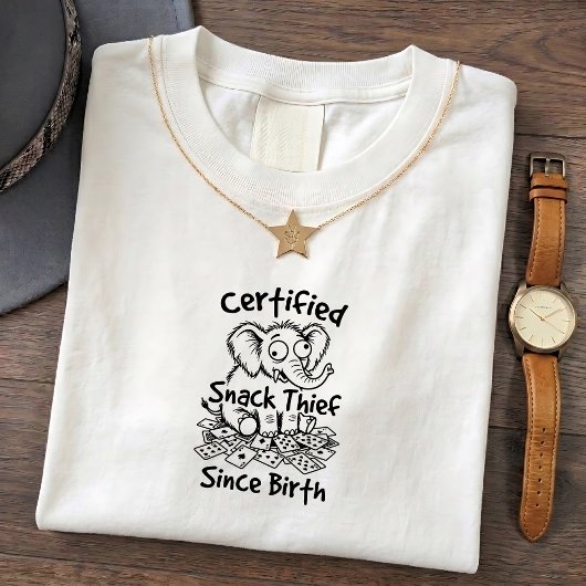 Grappig Wilde Olifant T-Shirt
