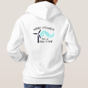 Grappig: windenergie. Ik ben een grote fan" & wind Hoodie