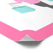 Grappig winkelen citaat is geen redmiddel voor haa poster (Hoek)