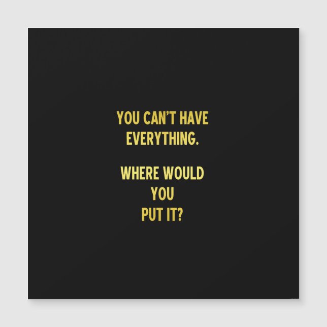 Grappig winkelen hamsteren grap (Voorkant)