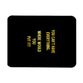 Grappig winkelen hamsteren grap magneet (Horizontaal)