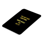 Grappig winkelen hamsteren grap magneet (Linkerzijde)