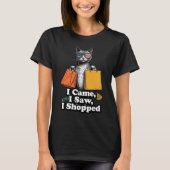 Grappig winkelen t-shirt (Voorkant)