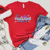 Grappig Winter T-shirt - Het is het vriesseizoen