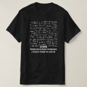 Grappig Wiskunde cadeau voor Wiskunde docenten zwa T-shirt (Design voorkant)