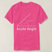 Grappig Wiskunde Cute Acute Angle T-shirt (Design voorkant)