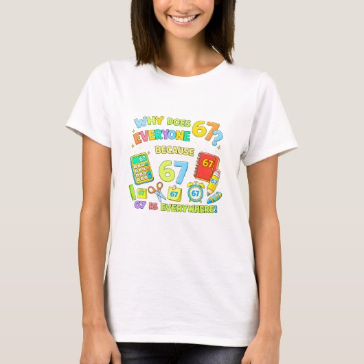 Grappig wiskunde getallen grap T-shirt voor kinder (Voorkant)