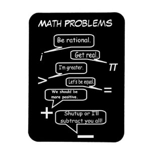 Grappig Wiskunde Problemen Magneet