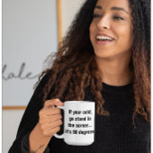 Grappig Wiskunde Pun: Go Stand in the Corner Koffiemok