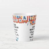 Grappig wiskundeleraar pensioen citaat latte mok (Voorkant)