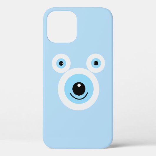 Grappig wit beer gezicht Case-Mate iPhone case (Achterkant)