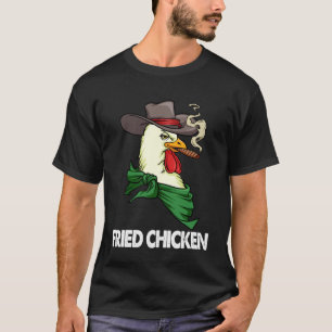 Grappig Wit Gerookte Kip T-shirt Gebakken Kip