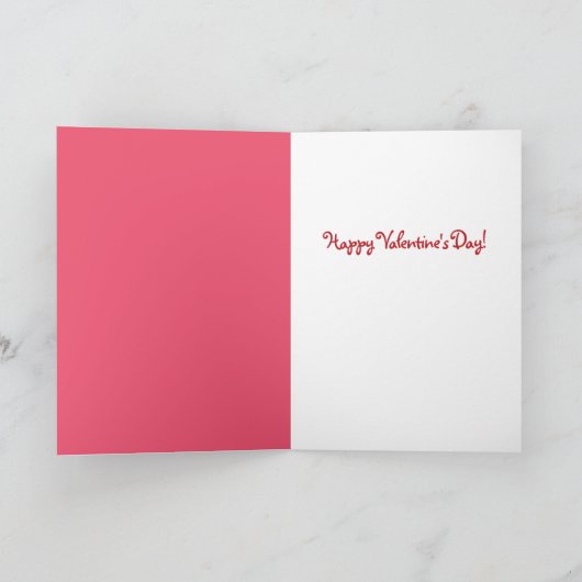 Grappig wit lama met Rollers Valentijnsdag Feestdagen Kaart (Binnen)