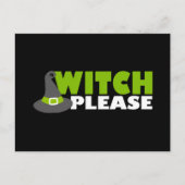 Grappig 'Witch Please' Briefkaart (Voorkant)