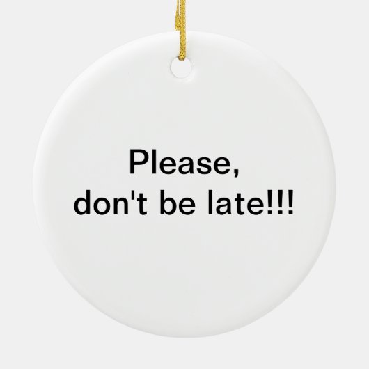 Grappig witte konijnenklok keramisch ornament (Achterkant)