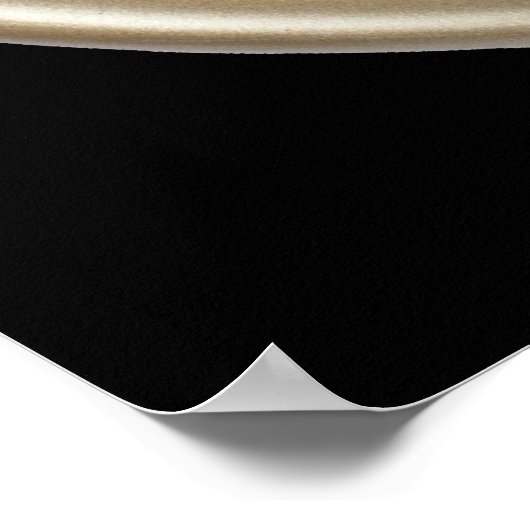 Grappig witte konijnenklok poster (Hoek)