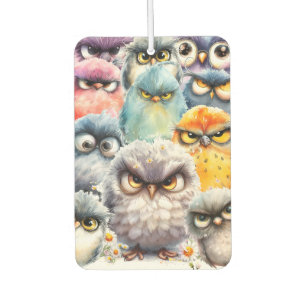 Grappig Witty Sassy Collectie van Grumpy Birds Luchtverfrisser